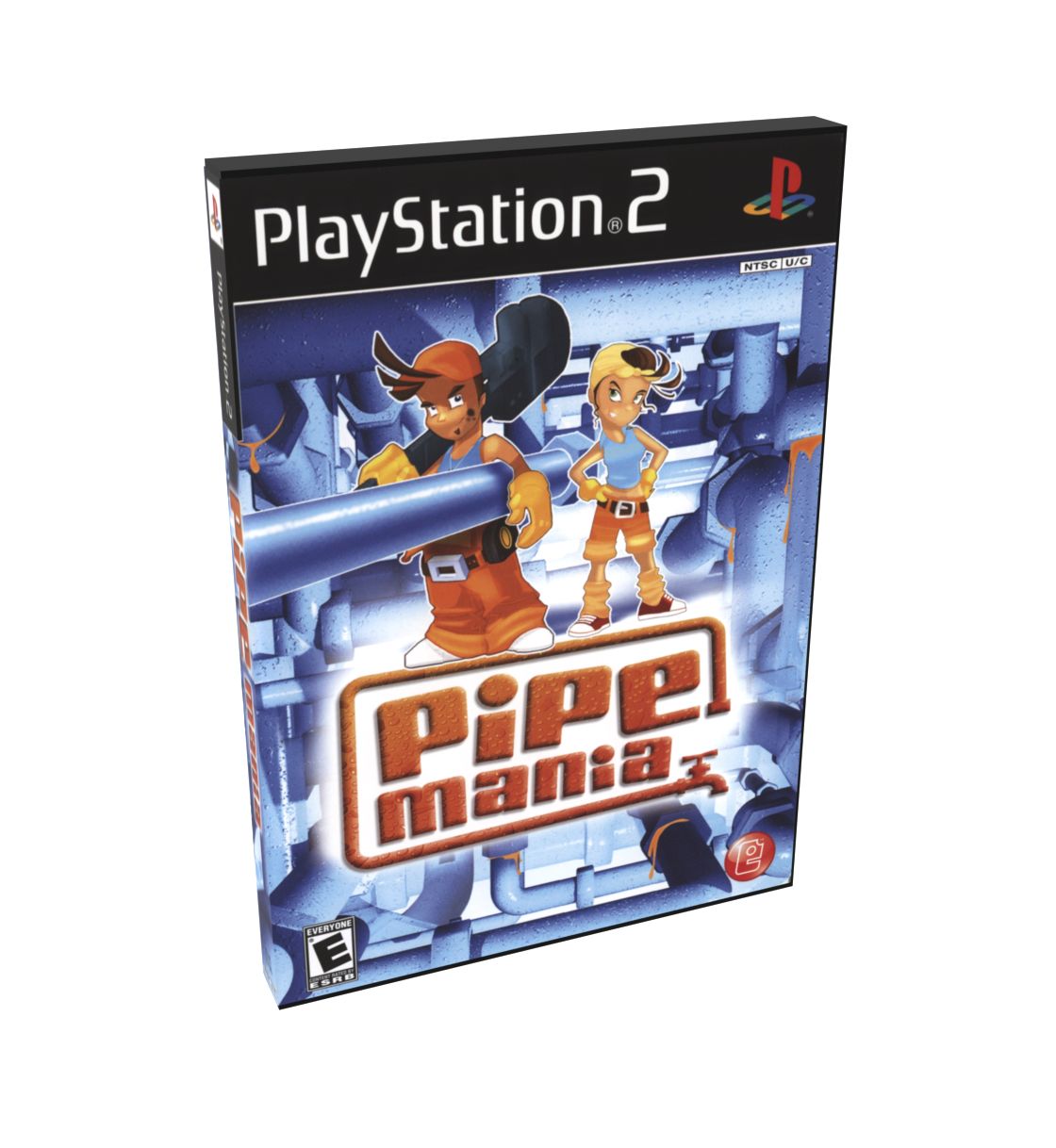 Pipe Mania | NTSC | Playstation 2 | PS2 | En | Reproduction Case and Booklet - NO GAME