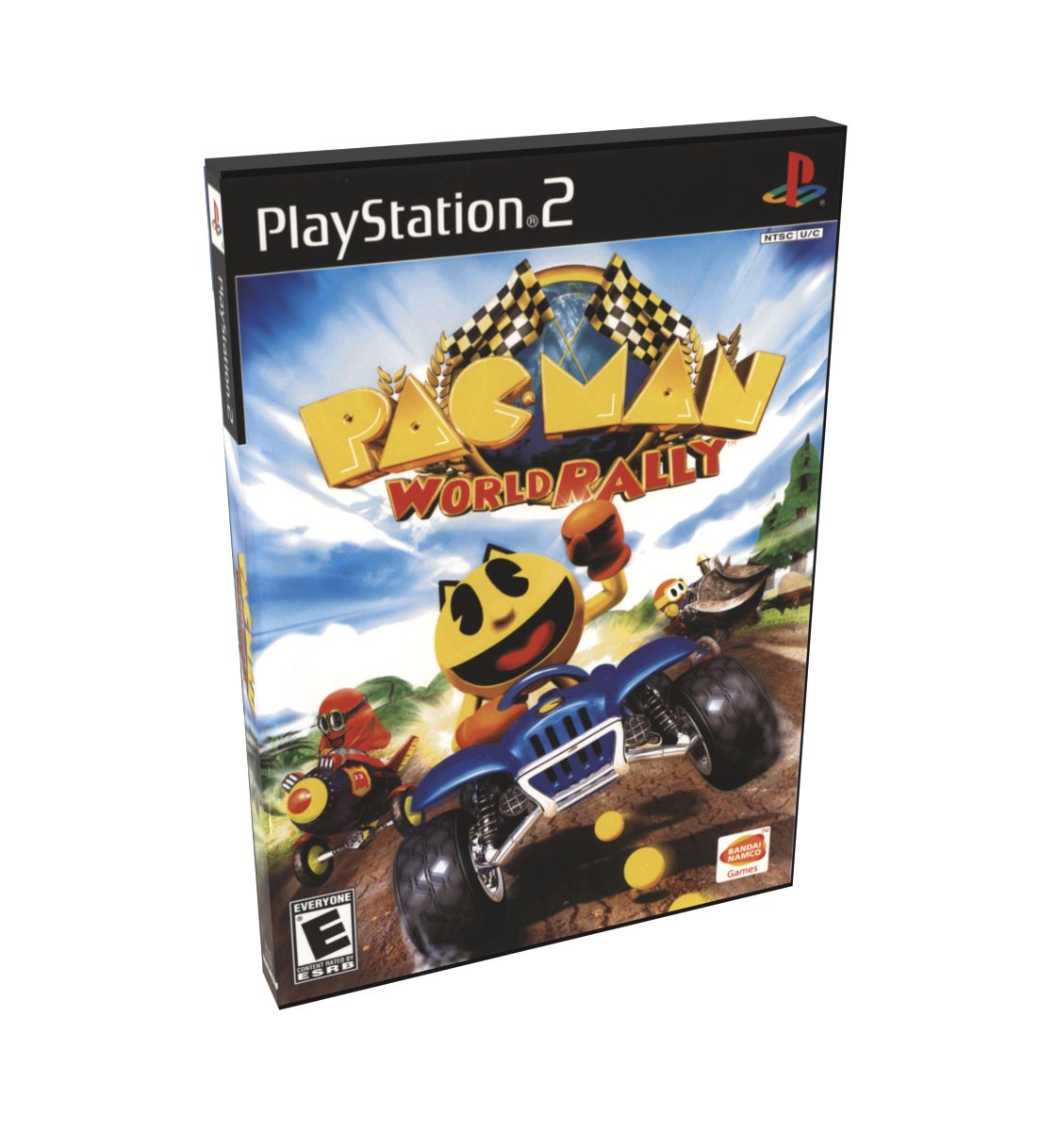 Pac Man World Rally | NTSC | Playstation 2 | PS2 | En | Reproduction Case and Booklet - NO GAME