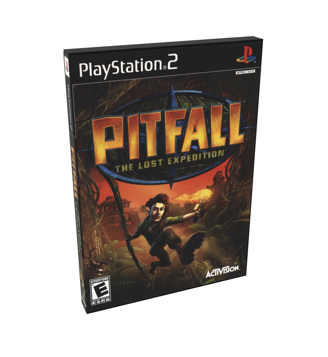 Pitfall The Lost Expedition | NTSC | Playstation 2 | PS2 | En | Reproduction Case and Booklet - NO GAME