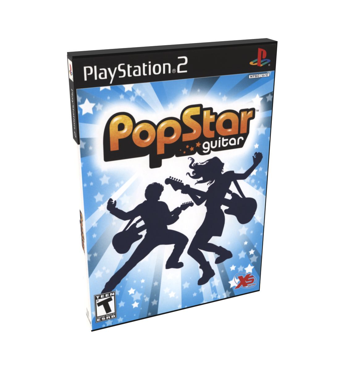 PopStar Guitar | NTSC | Playstation 2 | PS2 | En | Reproduction Case and Booklet - NO GAME