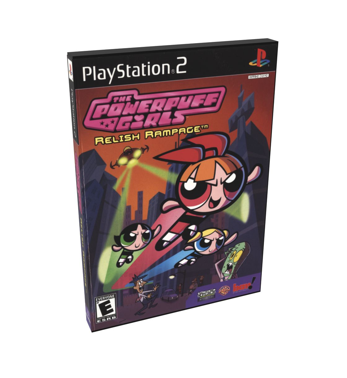 Powerpuff Girls, The Relish Rampage | NTSC | Playstation 2 | PS2 | En | Reproduction Case and Booklet - NO GAME