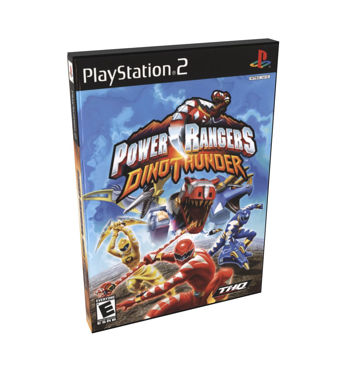 Power Rangers Dino Thunder | NTSC | Playstation 2 | PS2 | En | Reproduction Case and Booklet - NO GAME