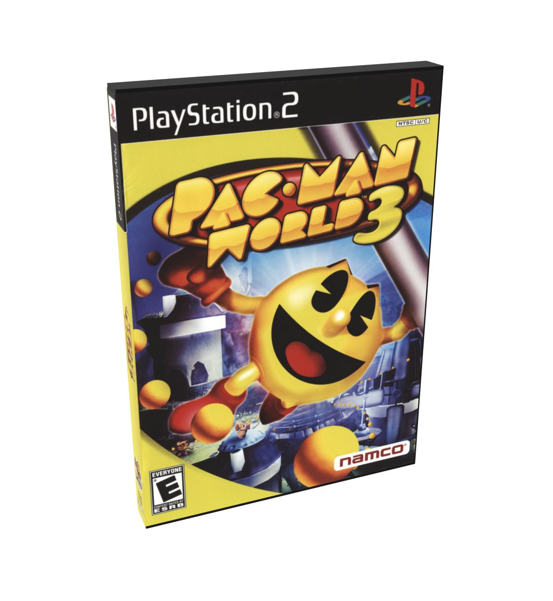 Pac Man World 3 | NTSC | Playstation 2 | PS2 | En | Reproduction Case and Booklet - NO GAME
