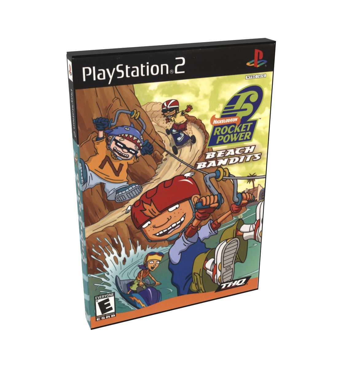 Rocket Power Beach Bandits | NTSC | Playstation 2 | PS2 | En | Reproduction Case and Booklet - NO GAME