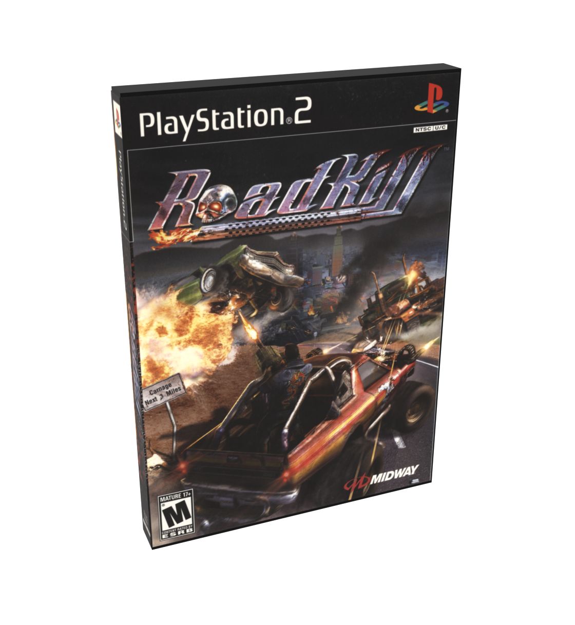 Road Kill | NTSC | Playstation 2 | PS2 | En | Reproduction Case and Booklet - NO GAME