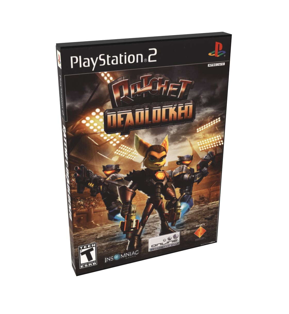 Ratchet Deadlocked | NTSC | Playstation 2 | PS2 | En | Reproduction Case and Booklet - NO GAME