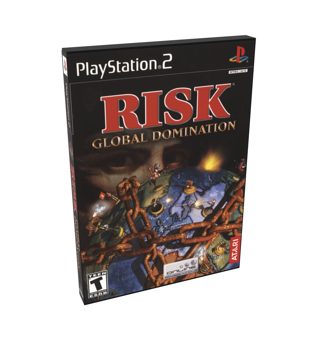 Risk Global Domination | NTSC | Playstation 2 | PS2 | En | Reproduction Case and Booklet - NO GAME