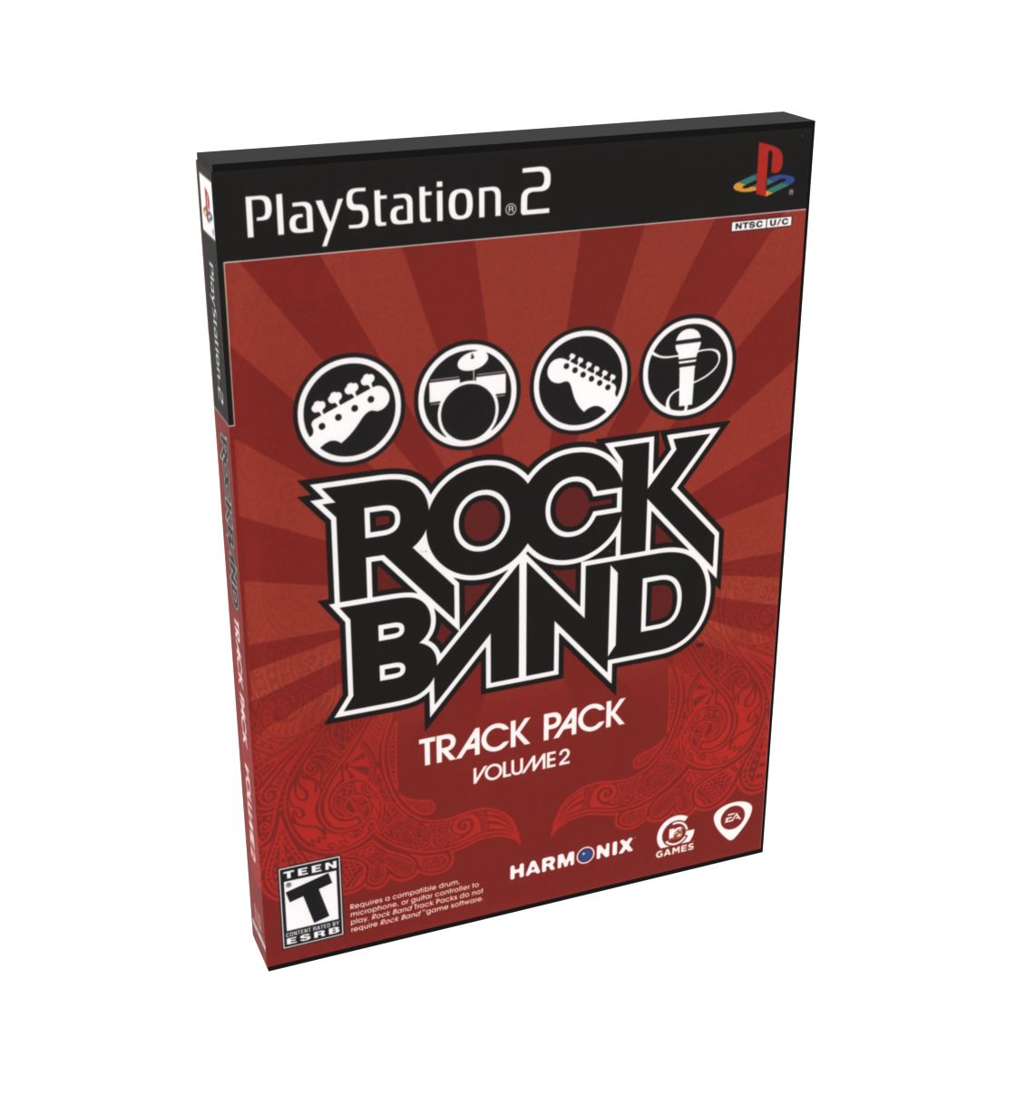 Rock Band Track Pack Volume 2 | NTSC | Playstation 2 | PS2 | En | Reproduction Case and Booklet - NO GAME