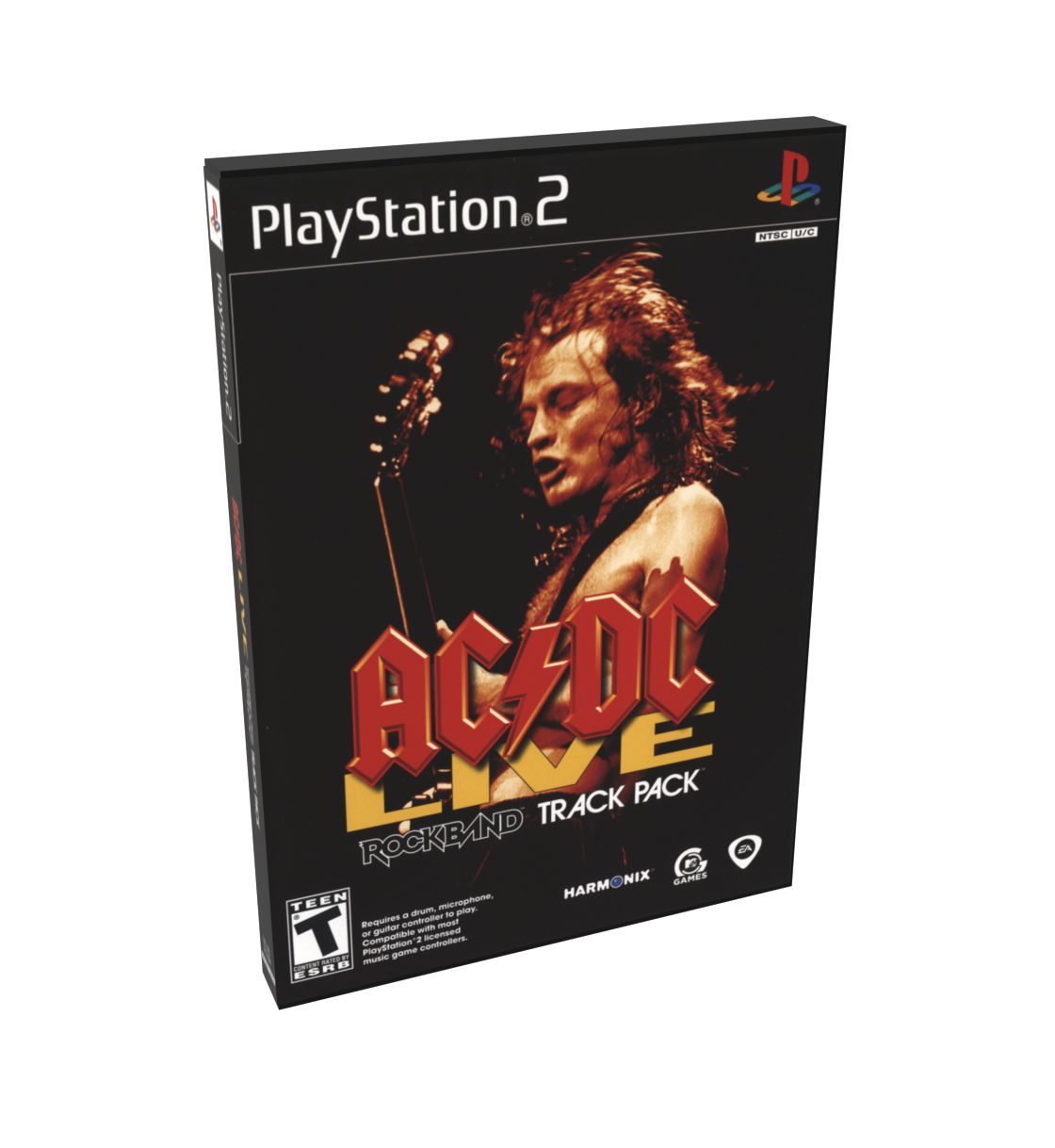 Rock Band Track Pack AC DC Live | NTSC | Playstation 2 | PS2 | En | Reproduction Case and Booklet - NO GAME