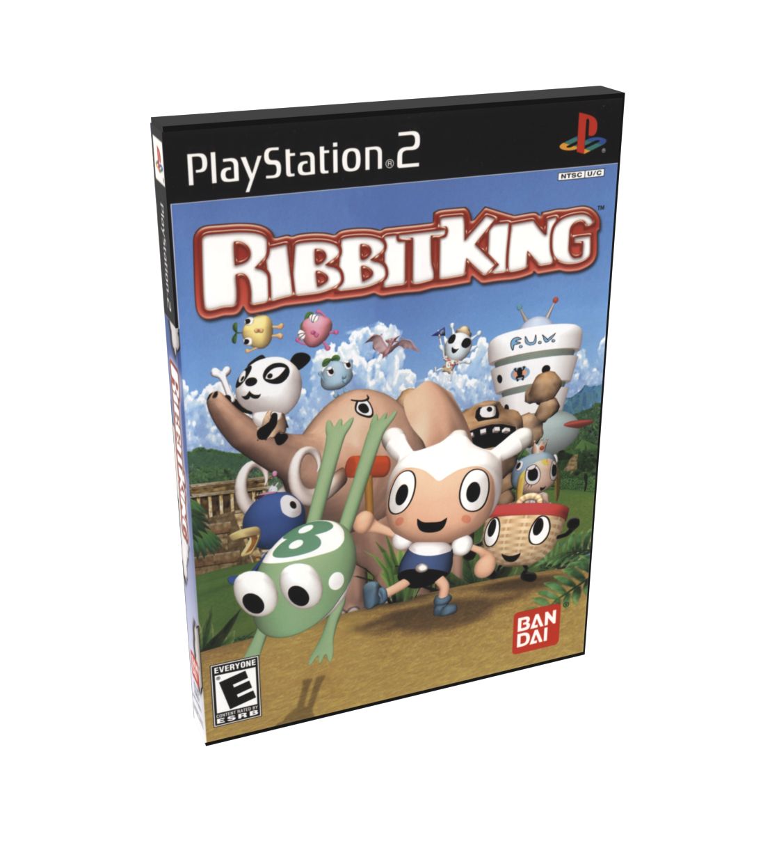Ribbit King | NTSC | Playstation 2 | PS2 | En | Reproduction Case and Booklet - NO GAME