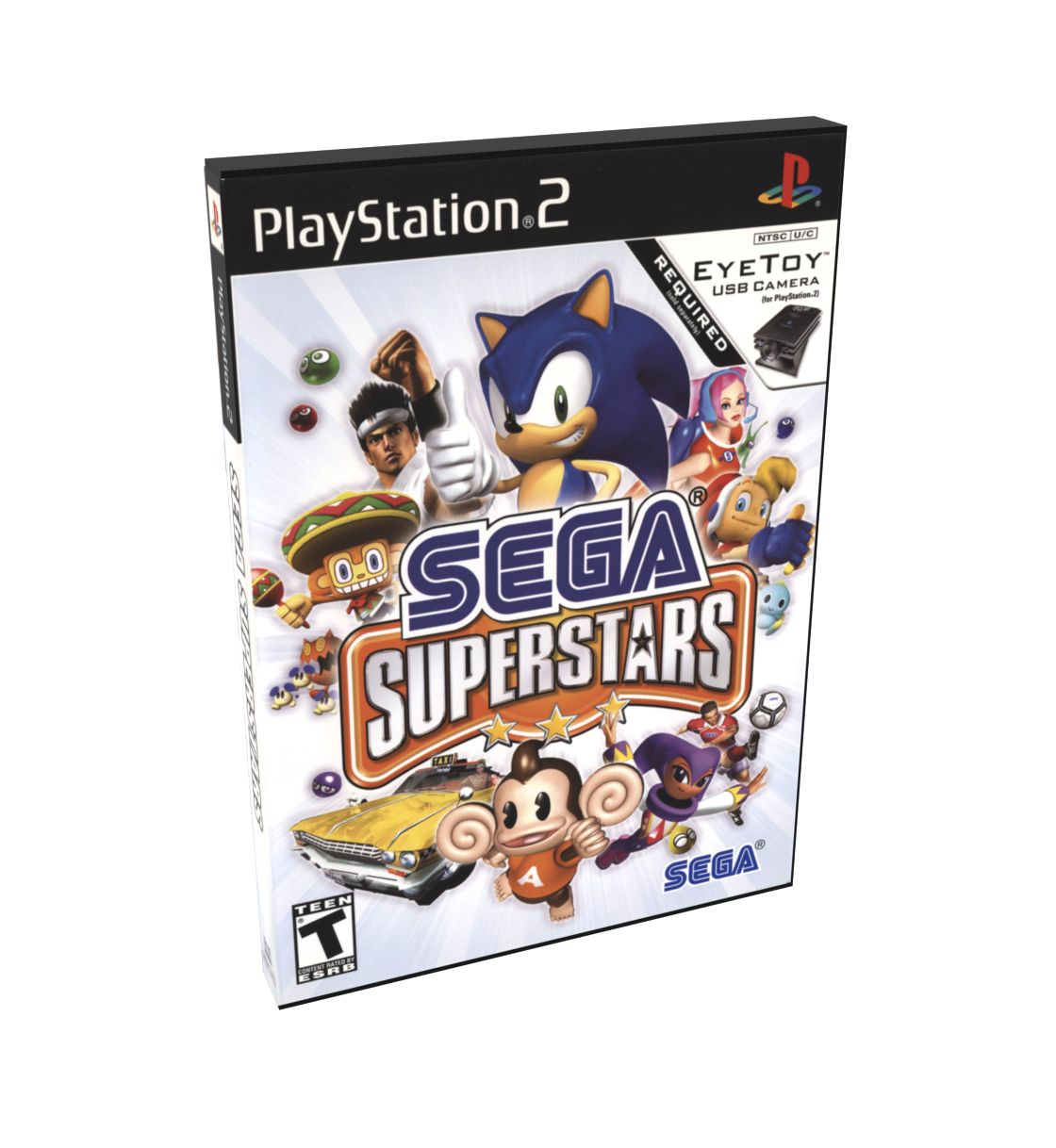 Sega SuperStars | NTSC | Playstation 2 | PS2 | En | Reproduction Case and Booklet - NO GAME