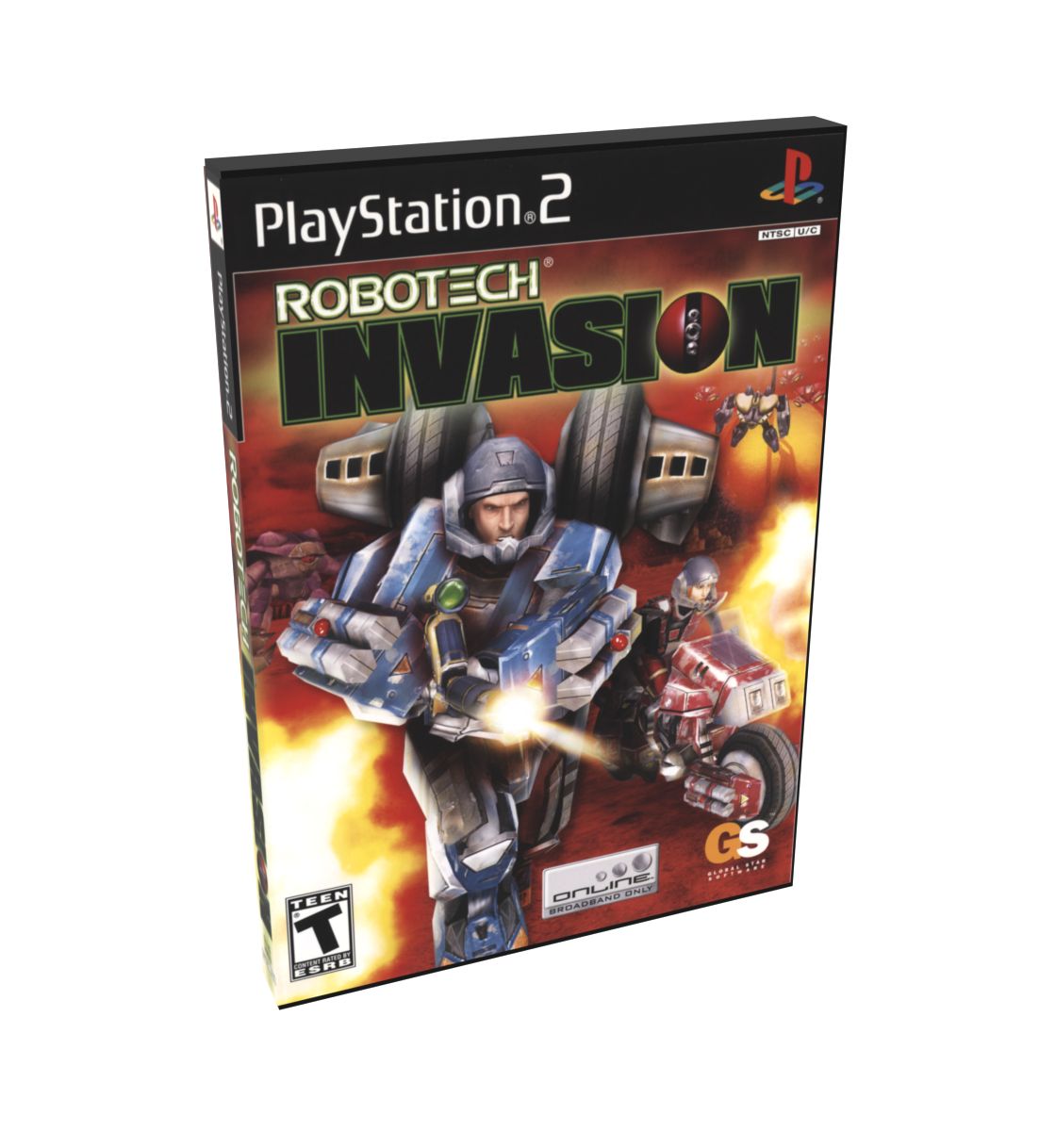 Robotech Invasion | NTSC | Playstation 2 | PS2 | En | Reproduction Case and Booklet - NO GAME