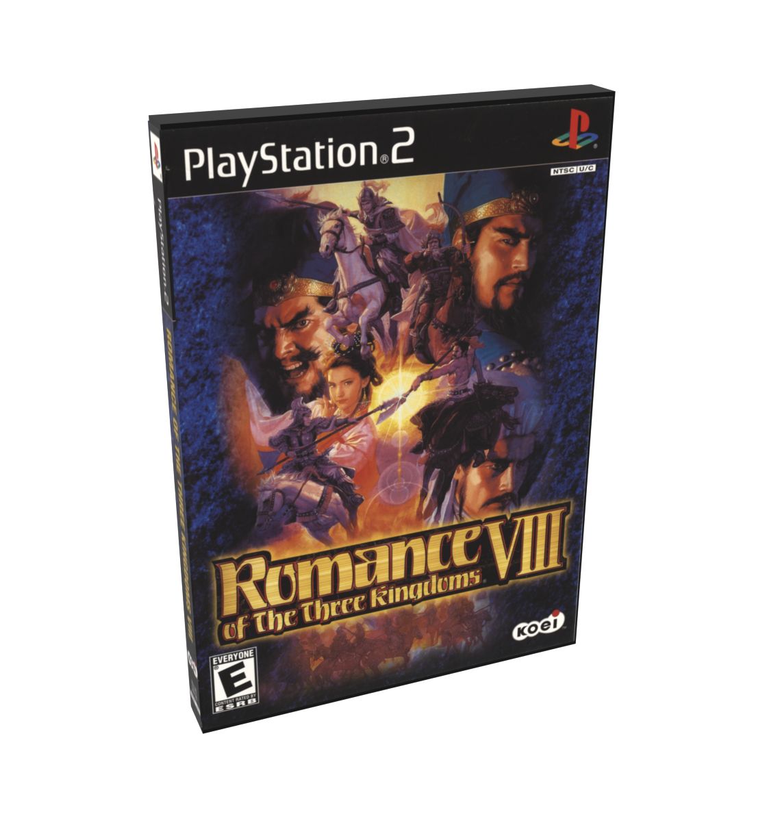Romance of the Three Kingdoms VIII | NTSC | Playstation 2 | PS2 | En | Reproduction Case and Booklet - NO GAME