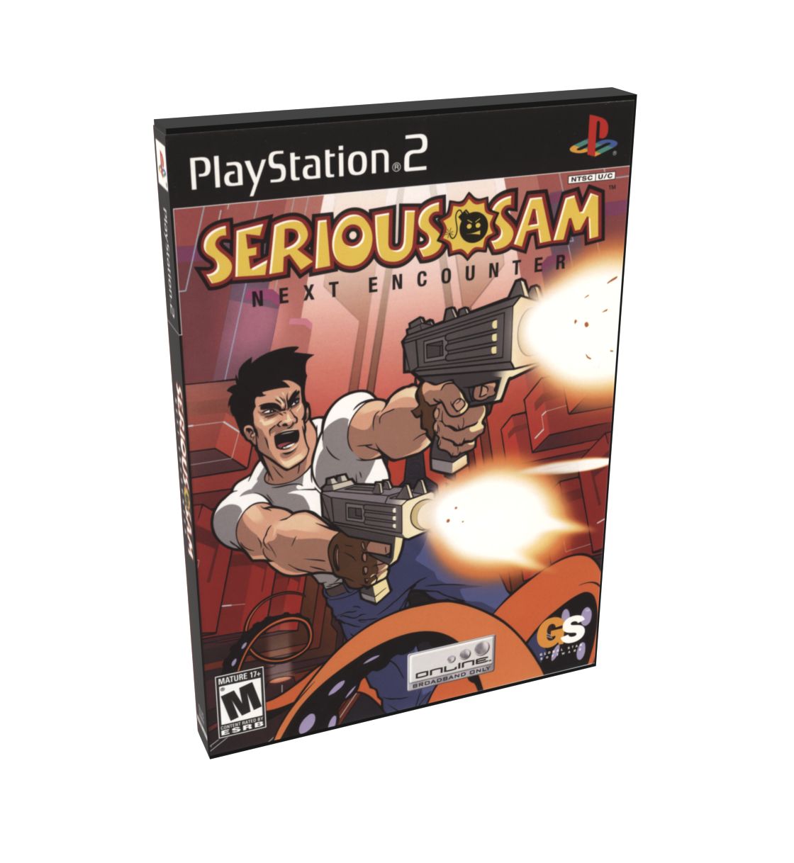 Serious Sam Next Encounter | NTSC | Playstation 2 | PS2 | En | Reproduction Case and Booklet - NO GAME