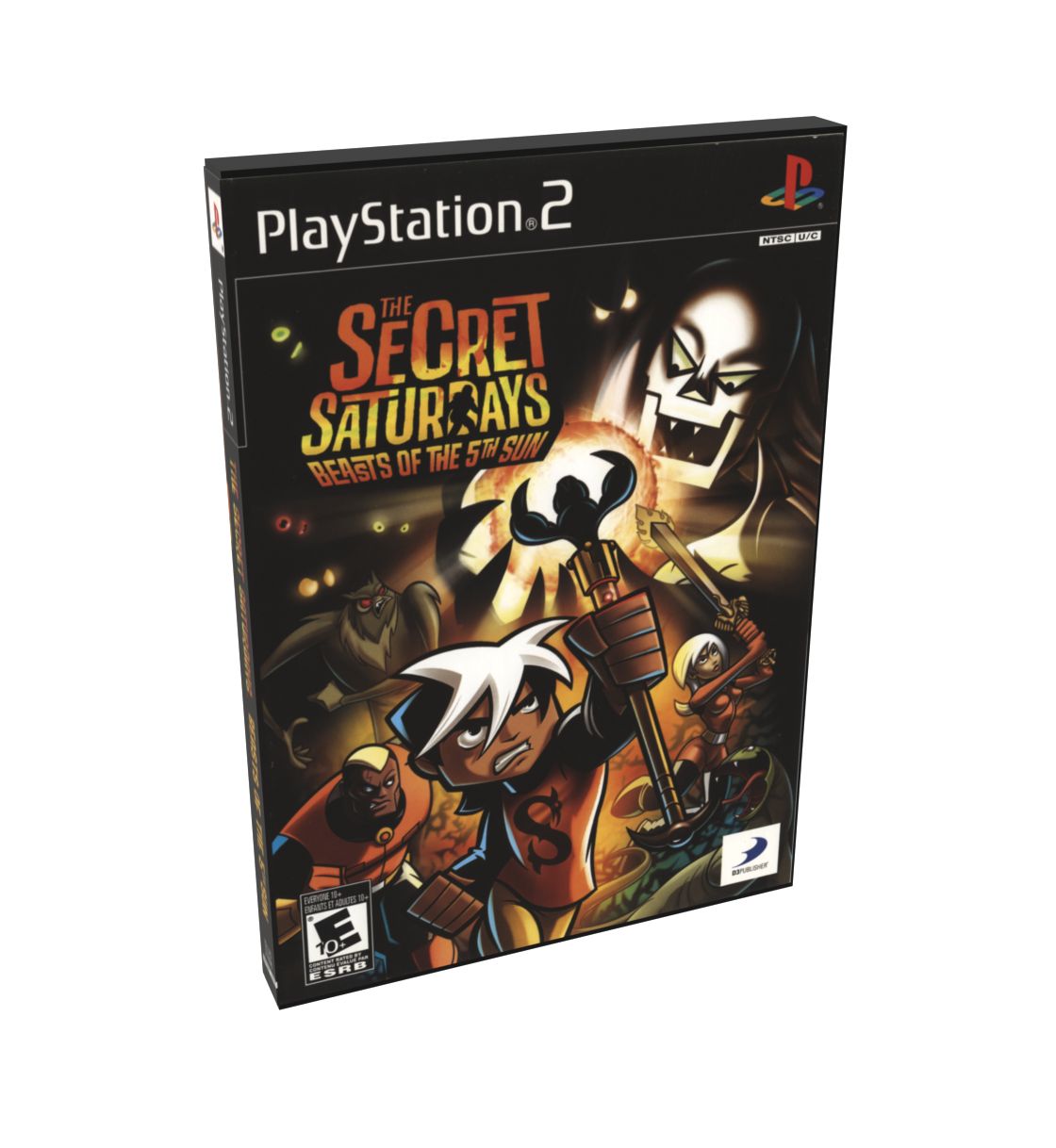 Secret Saturdays Beasts of the 5th Sun | NTSC | Playstation 2 | PS2 | En | Reproduction Case and Booklet - NO GAME