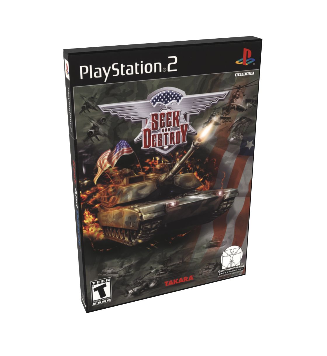 Seek and Destroy | NTSC | Playstation 2 | PS2 | En | Reproduction Case and Booklet - NO GAME