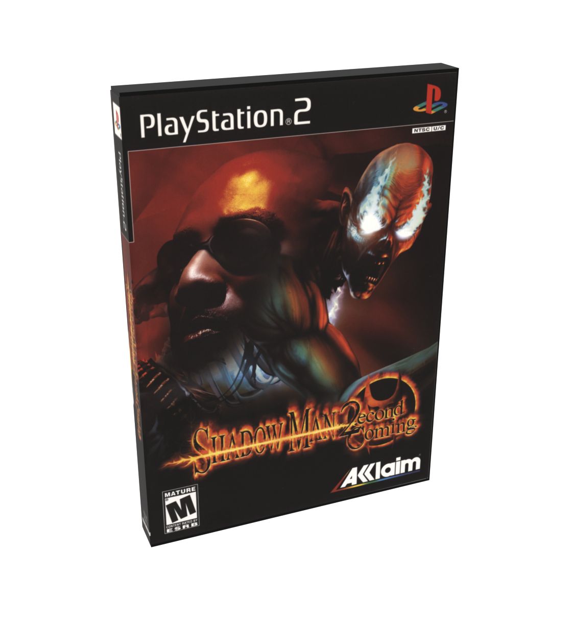 Shadow Man 2econd Coming | NTSC | Playstation 2 | PS2 | En | Reproduction Case and Booklet - NO GAME