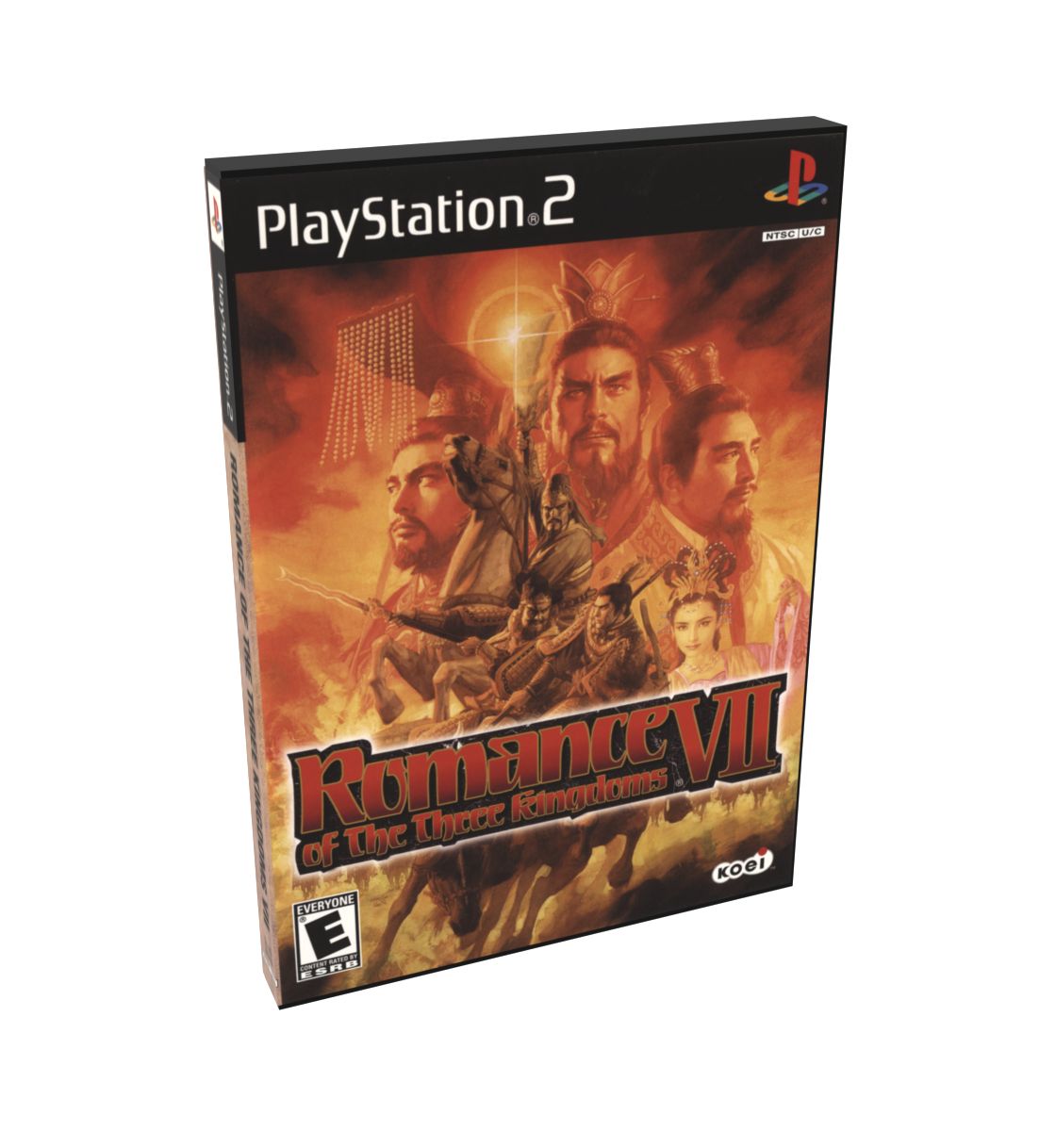 Romance of the Three Kingdoms VII | NTSC | Playstation 2 | PS2 | En | Reproduction Case and Booklet - NO GAME
