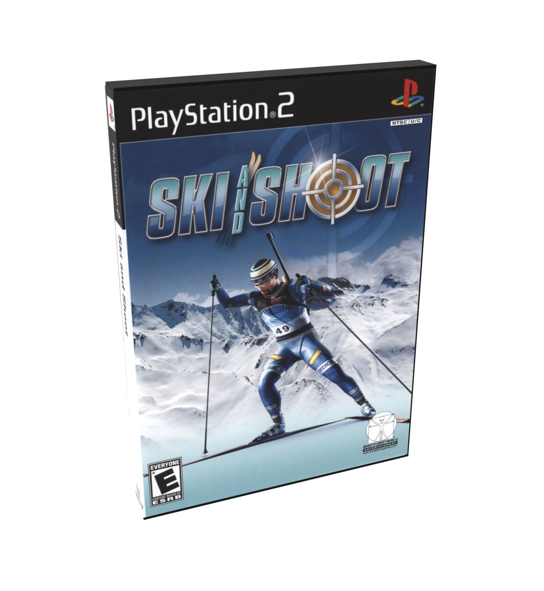 Ski and Shoot | NTSC | Playstation 2 | PS2 | En | Reproduction Case and Booklet - NO GAME