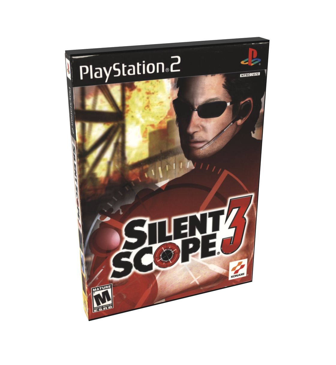 Silent Scope 3 | NTSC | Playstation 2 | PS2 | En | Reproduction Case and Booklet - NO GAME