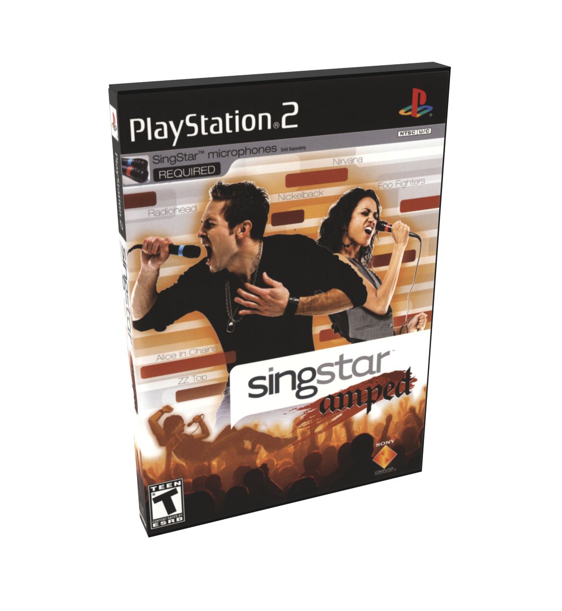 SingStar Amped | NTSC | Playstation 2 | PS2 | En | Reproduction Case and Booklet - NO GAME
