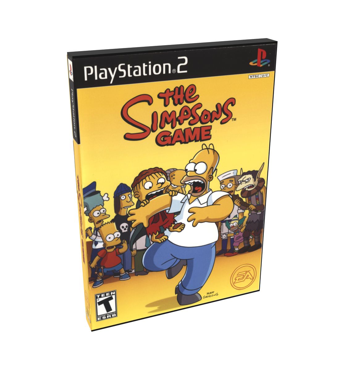 Simpsons Game, The | NTSC | Playstation 2 | PS2 | En | Reproduction Case and Booklet - NO GAME