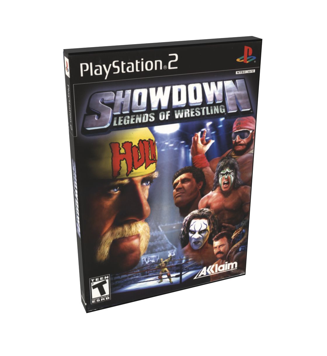 Showdown Legends of Wrestling | NTSC | Playstation 2 | PS2 | En | Reproduction Case and Booklet - NO GAME