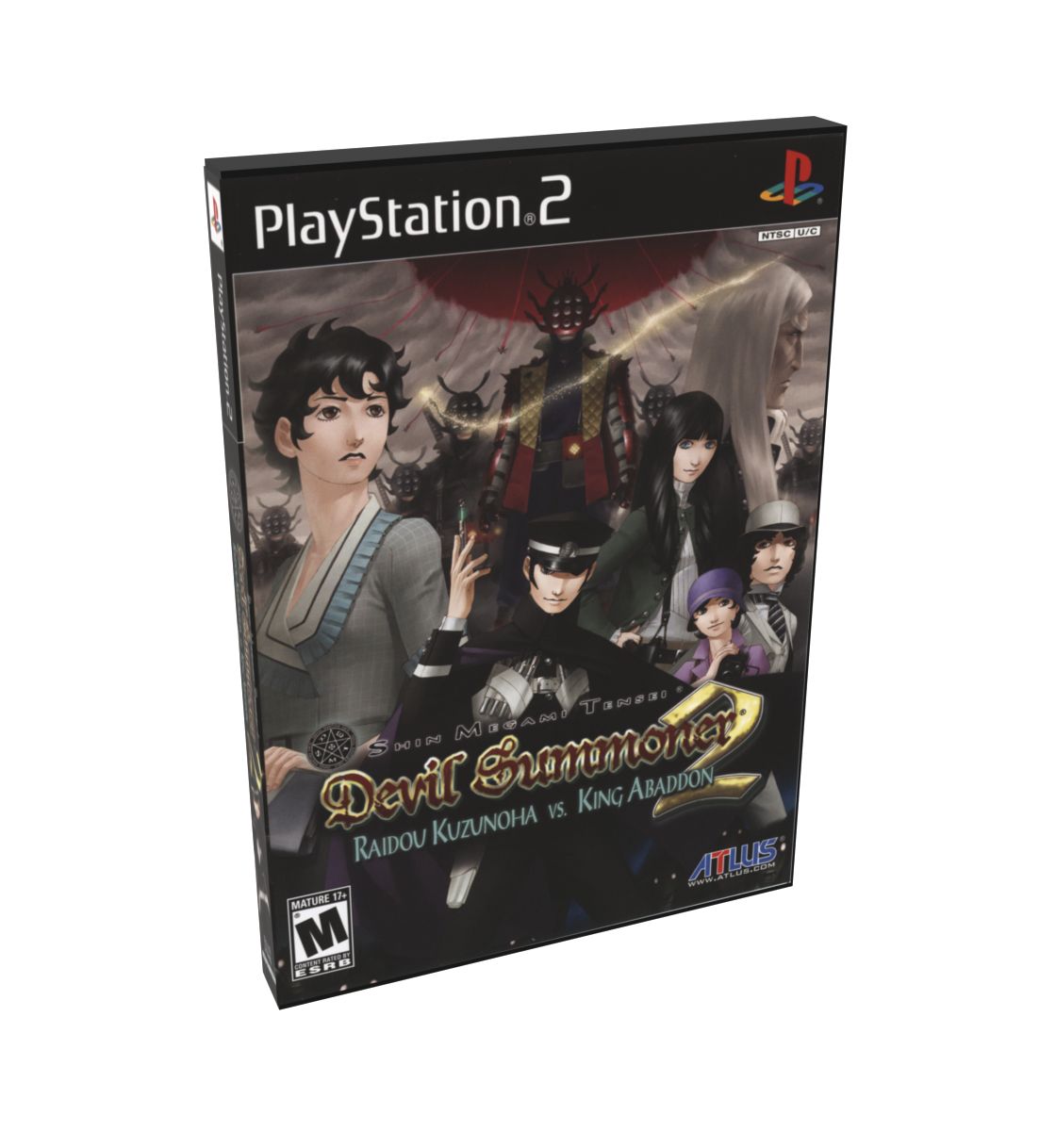 Shin Megami Tensei Devil Summoner 2 Raidou Kuzunoha versus King Abaddon | NTSC | Playstation 2 | PS2 | En | Reproduction Case and Booklet - NO GAME