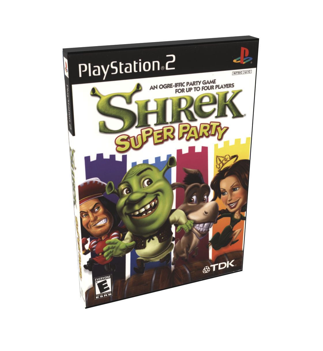 Shrek Super Party | NTSC | Playstation 2 | PS2 | En | Reproduction Case and Booklet - NO GAME
