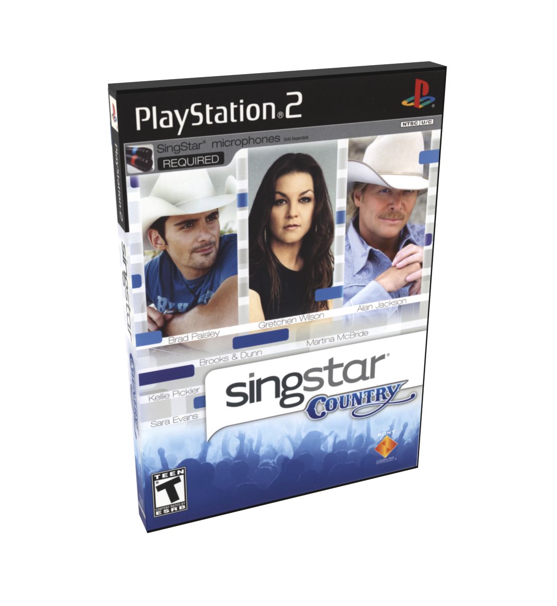 SingStar Country | NTSC | Playstation 2 | PS2 | En | Reproduction Case and Booklet - NO GAME