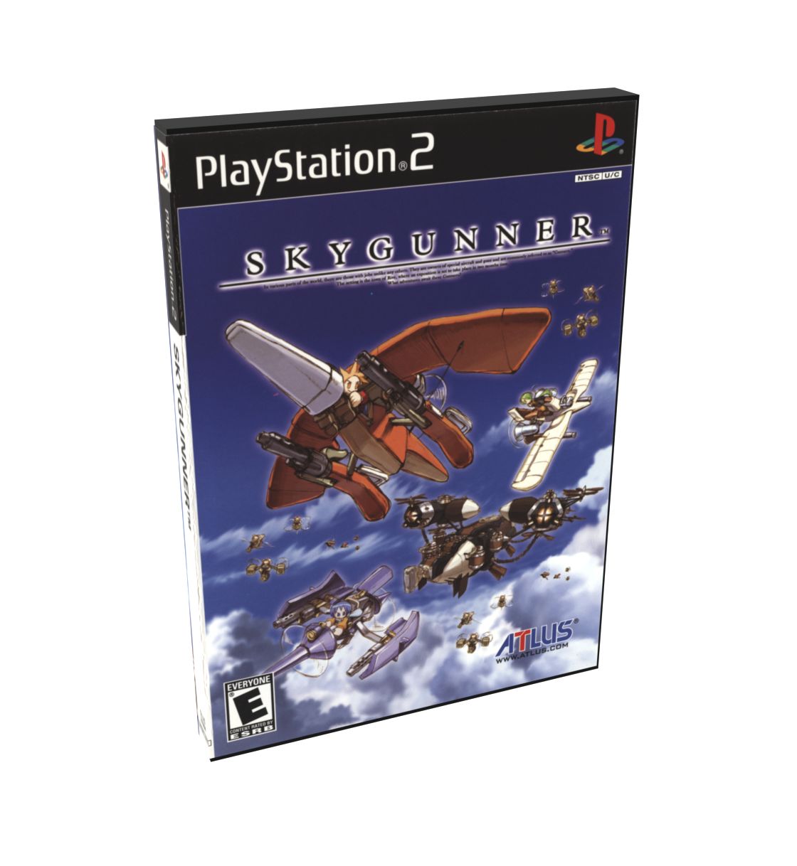 SkyGunner | NTSC | Playstation 2 | PS2 | En | Reproduction Case and Booklet - NO GAME