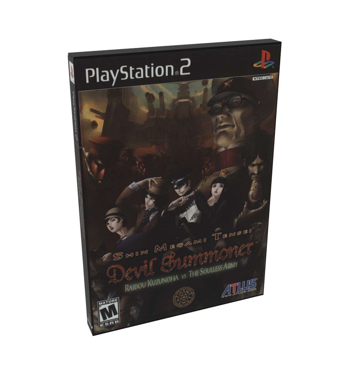 Shin Megami Tensei Devil Summoner Raidou Kuzunoha vs The Soulless Army | NTSC | Playstation 2 | PS2 | En | Reproduction Case and Booklet - NO GAME