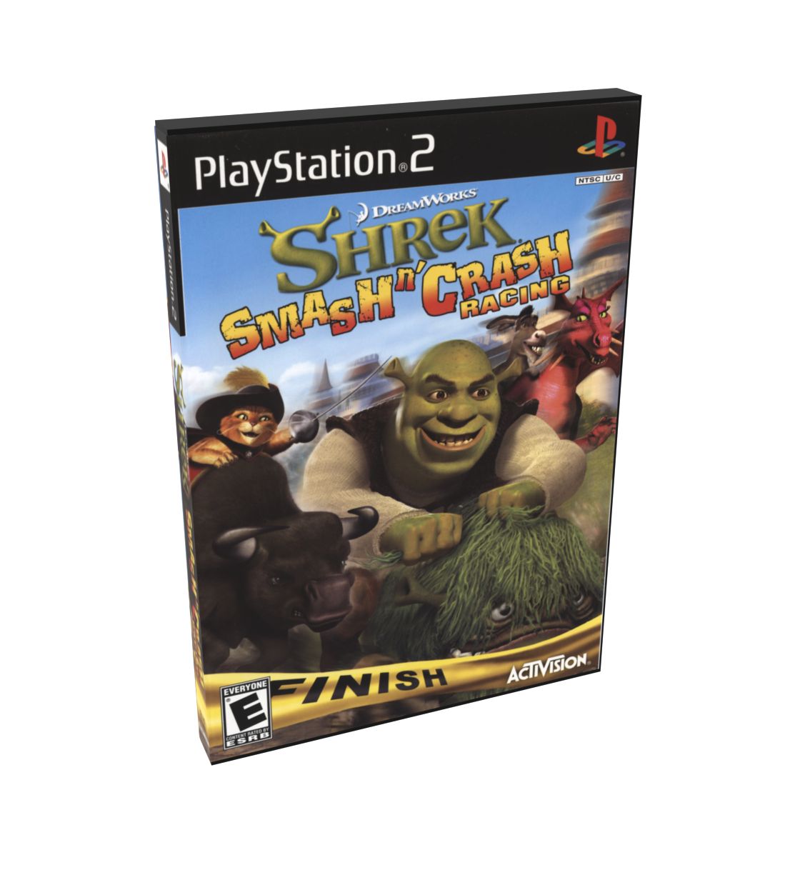 Shrek Smash N Crash Racing | NTSC | Playstation 2 | PS2 | En | Reproduction Case and Booklet - NO GAME
