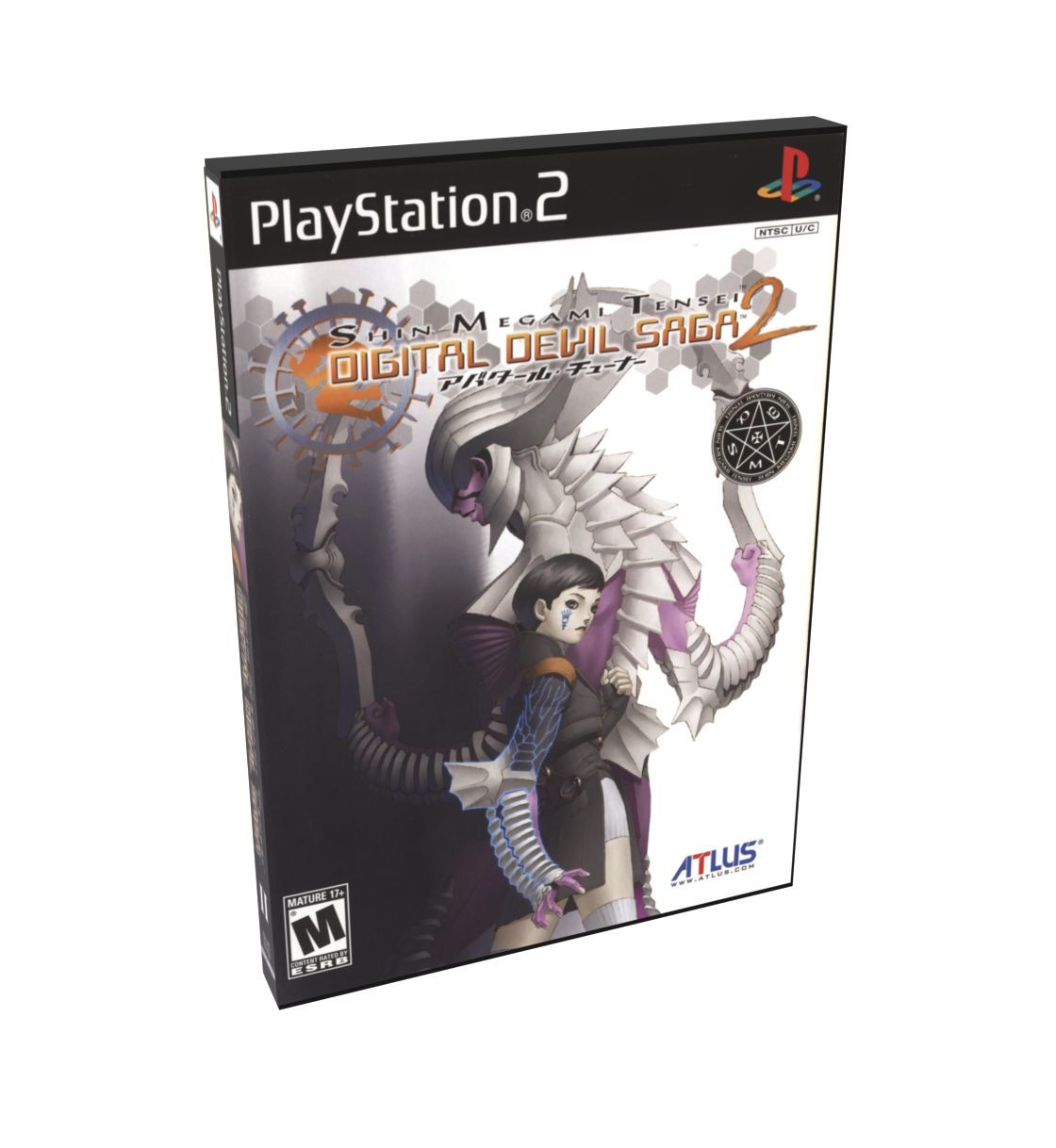 Shin Megami Tensei Digital Devil Saga 2 (inside) | NTSC | Playstation 2 | PS2 | En | Reproduction Case and Booklet - NO GAME