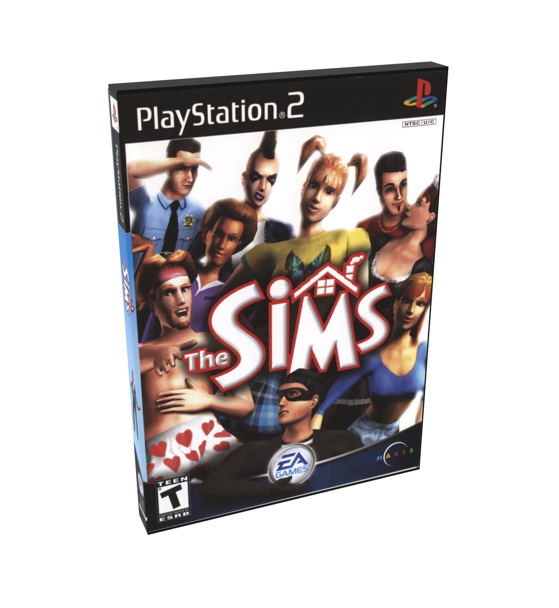 Sims, The | NTSC | Playstation 2 | PS2 | En | Reproduction Case and Booklet - NO GAME