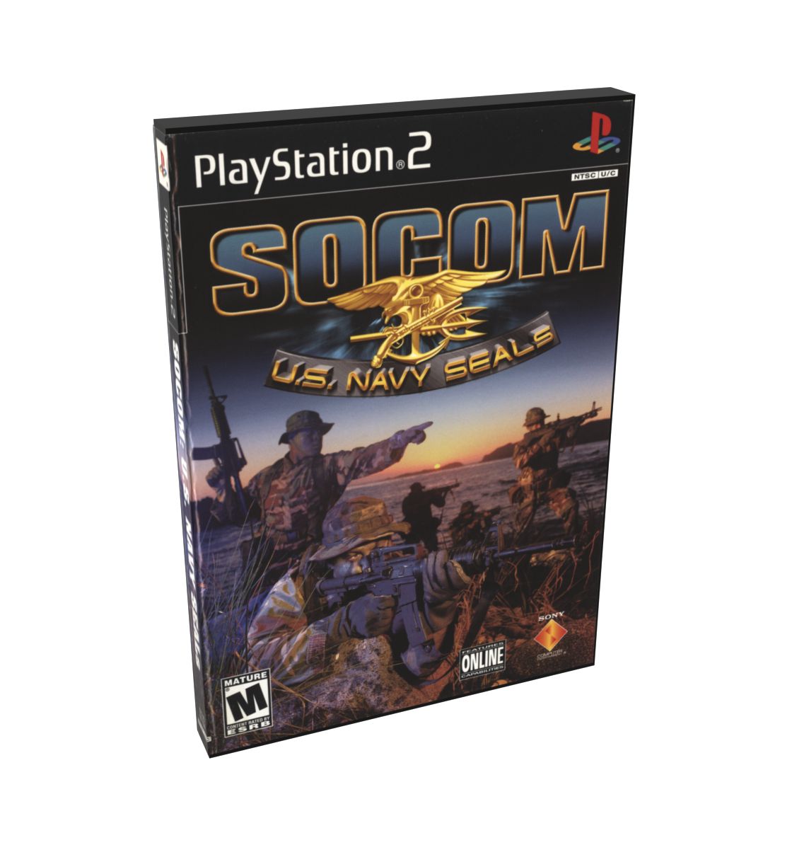 SOCOM U.S. Navy SEALs (97134) | NTSC | Playstation 2 | PS2 | En | Reproduction Case and Booklet - NO GAME
