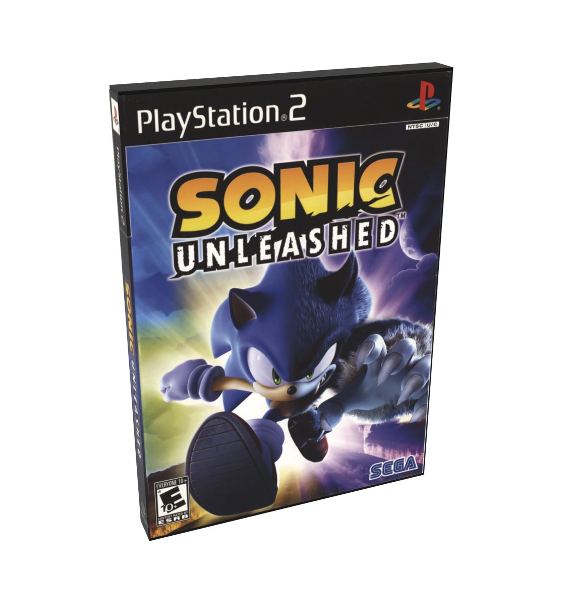 Sonic Unleashed | NTSC | Playstation 2 | PS2 | En | Reproduction Case and Booklet - NO GAME