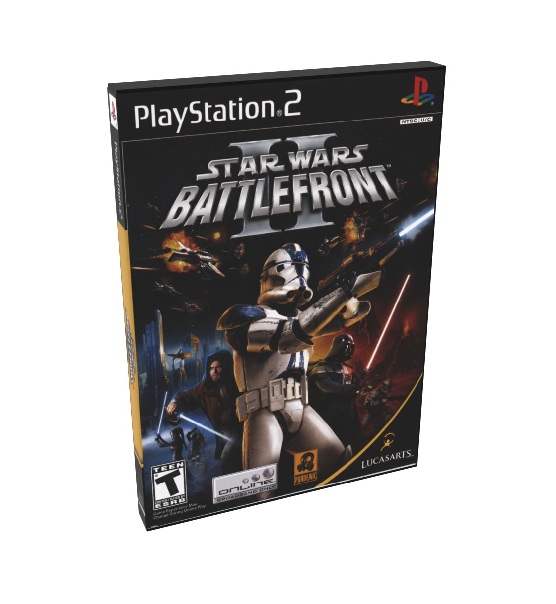 Star Wars Battlefront II | NTSC | Playstation 2 | PS2 | En | Reproduction Case and Booklet - NO GAME