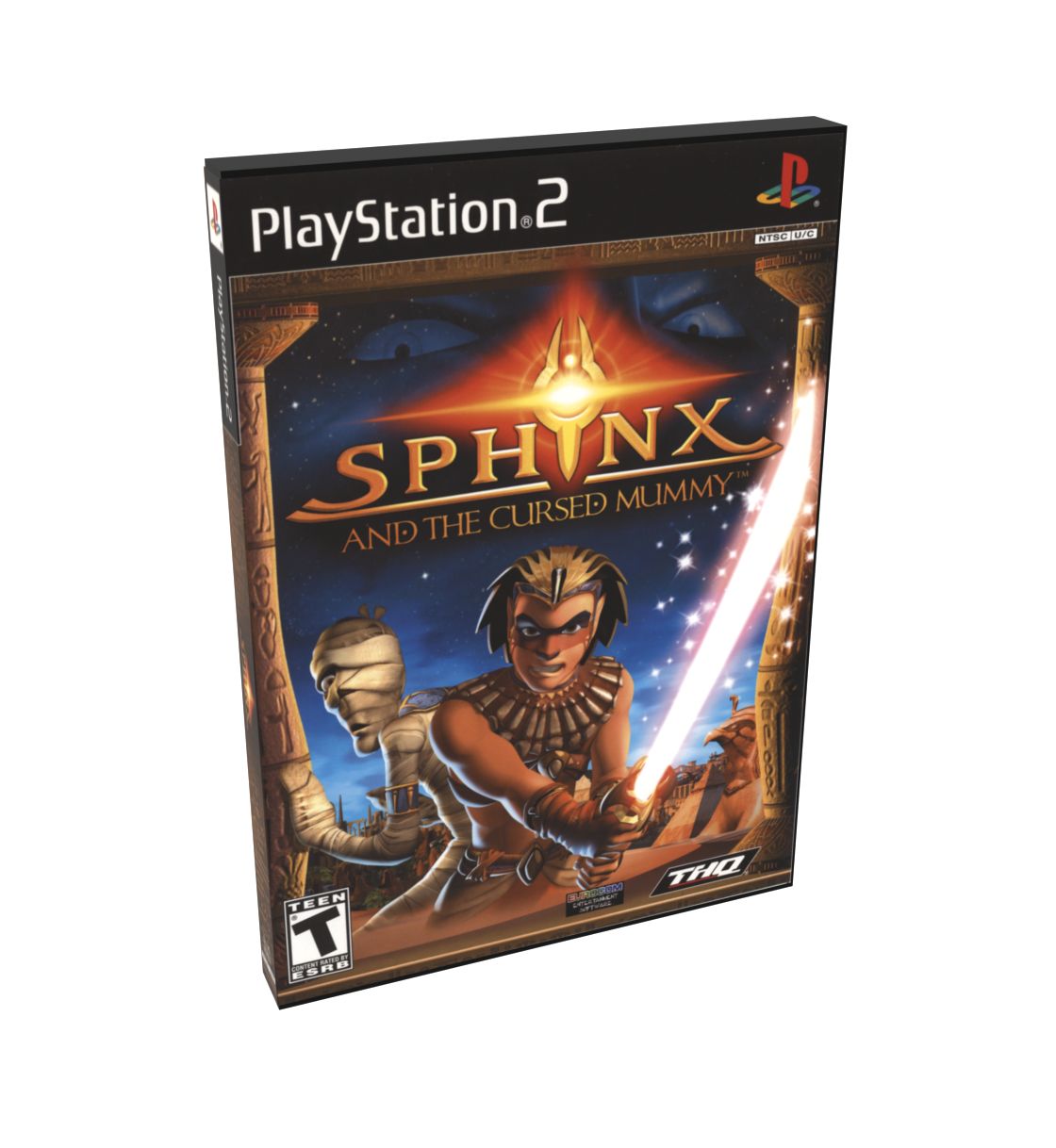 Sphinx and the Cursed Mummy | NTSC | Playstation 2 | PS2 | En | Reproduction Case and Booklet - NO GAME