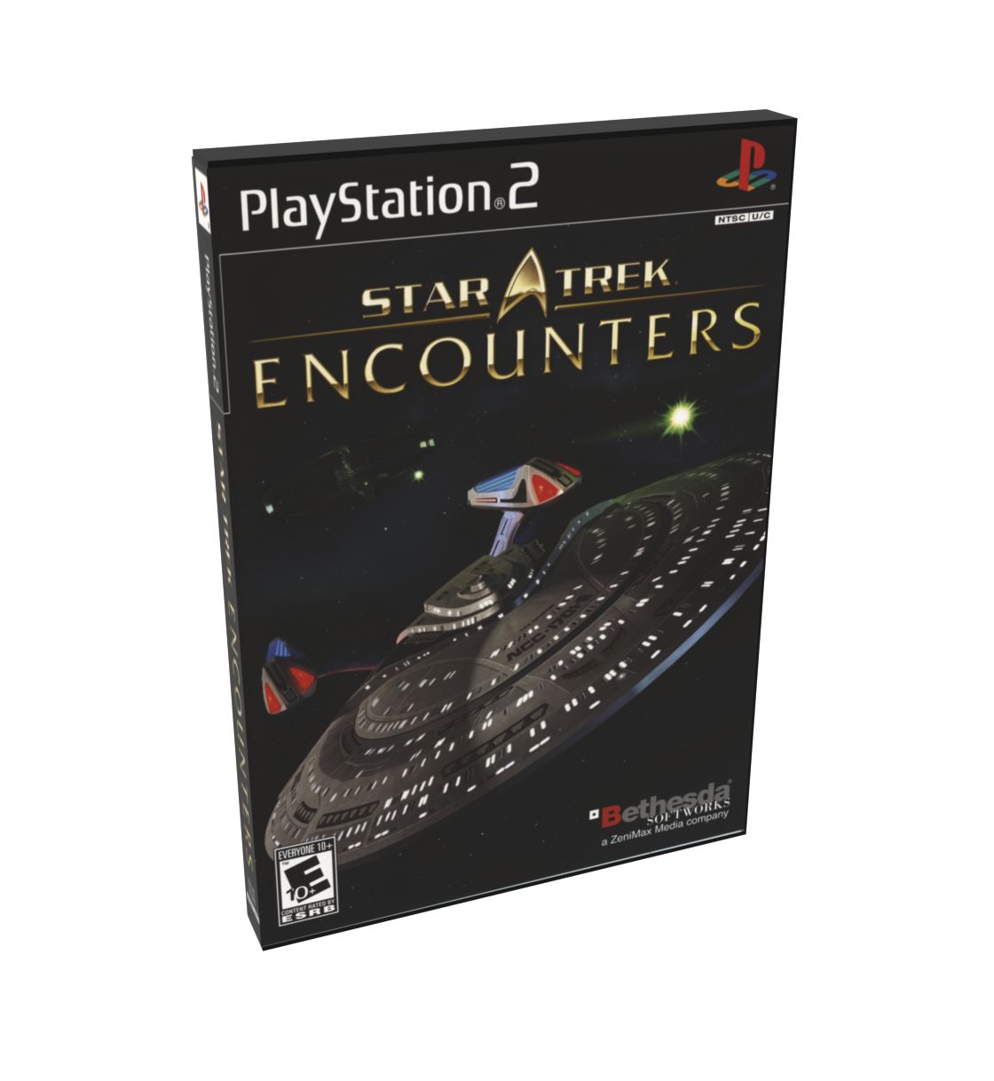 Star Trek Encounters | NTSC | Playstation 2 | PS2 | En | Reproduction Case and Booklet - NO GAME