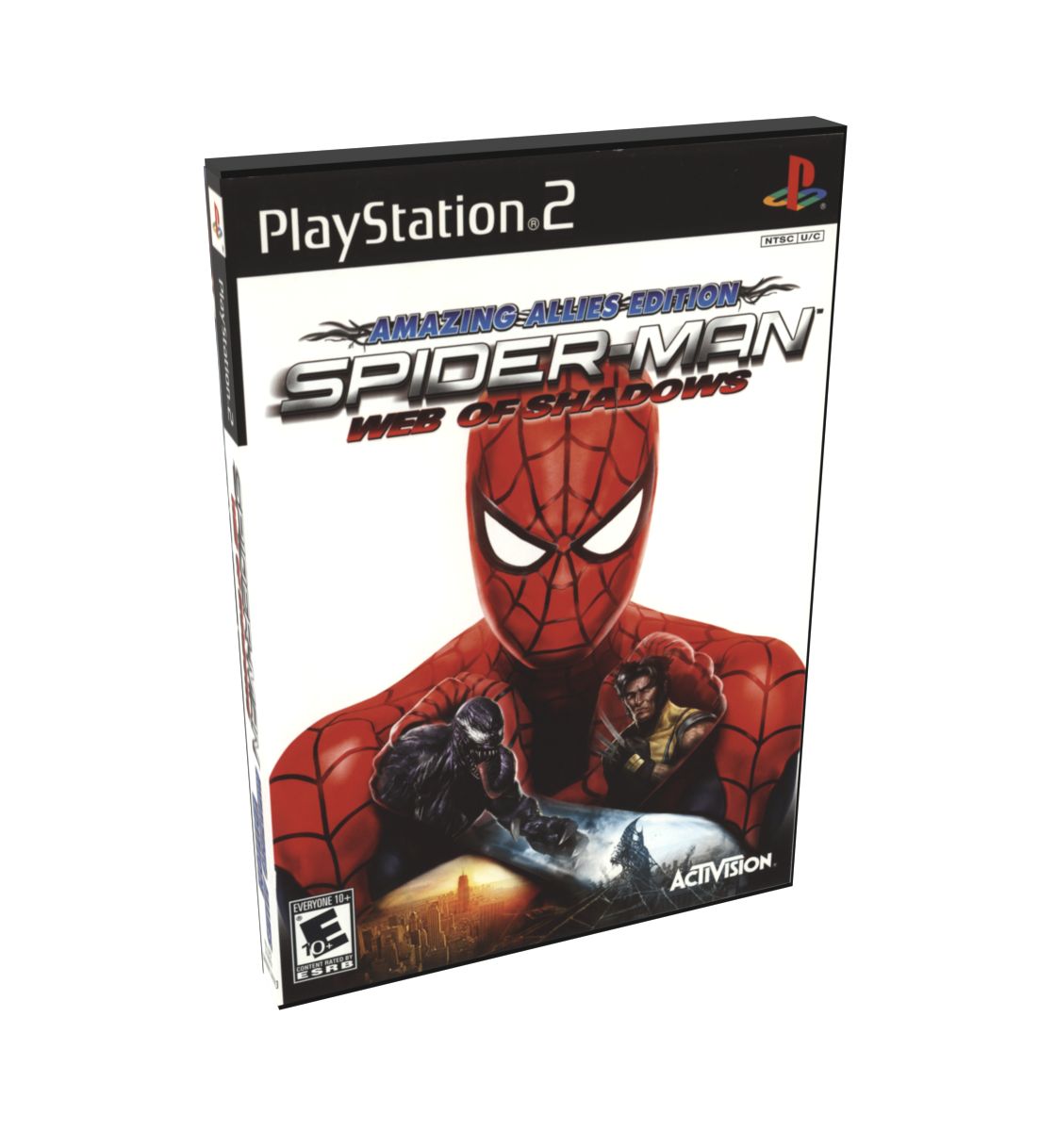 Spider Man Web of Shadows (Amazing Allies Edition) | NTSC | Playstation 2 | PS2 | En | Reproduction Case and Booklet - NO GAME