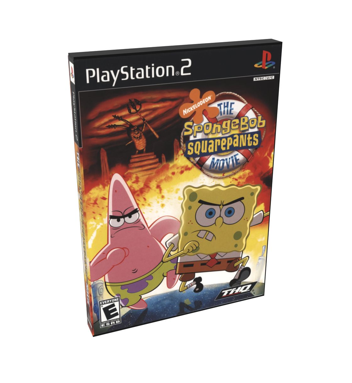 SpongeBob SquarePants The Movie (Spongebob Squarepants Happy Squared Double Pack multi) | NTSC | Playstation 2 | PS2 | En | Reproduction Case and Booklet - NO GAME