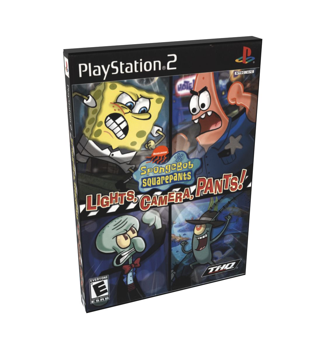 SpongeBob SquarePants Lights, Camera, PANTS! | NTSC | Playstation 2 | PS2 | En | Reproduction Case and Booklet - NO GAME