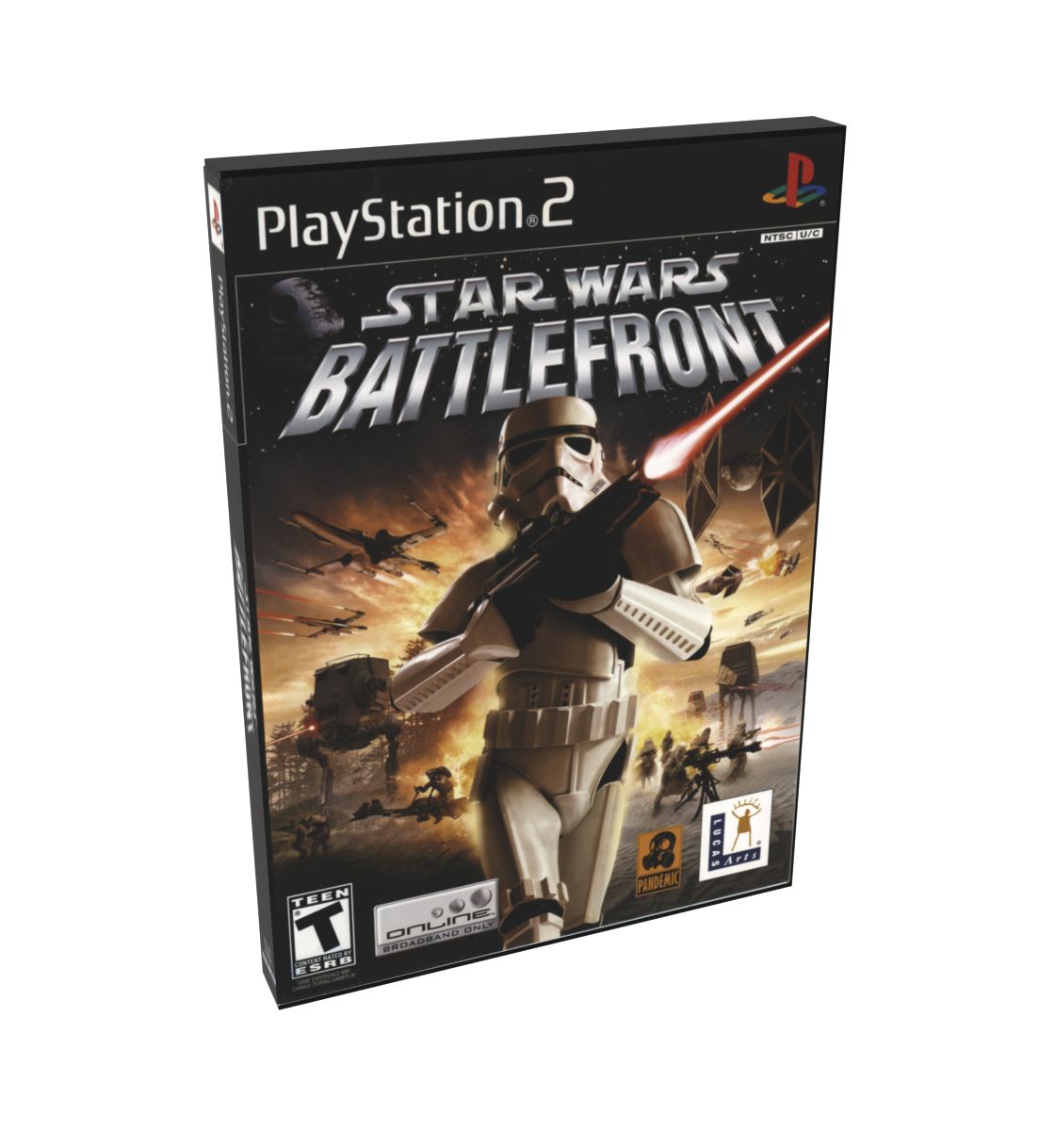 Star Wars Battlefront | NTSC | Playstation 2 | PS2 | En | Reproduction Case and Booklet - NO GAME