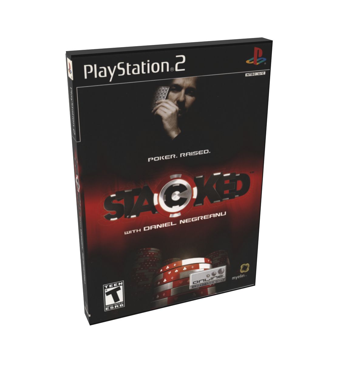 Stacked with Daniel Negreanu | NTSC | Playstation 2 | PS2 | En | Reproduction Case and Booklet - NO GAME