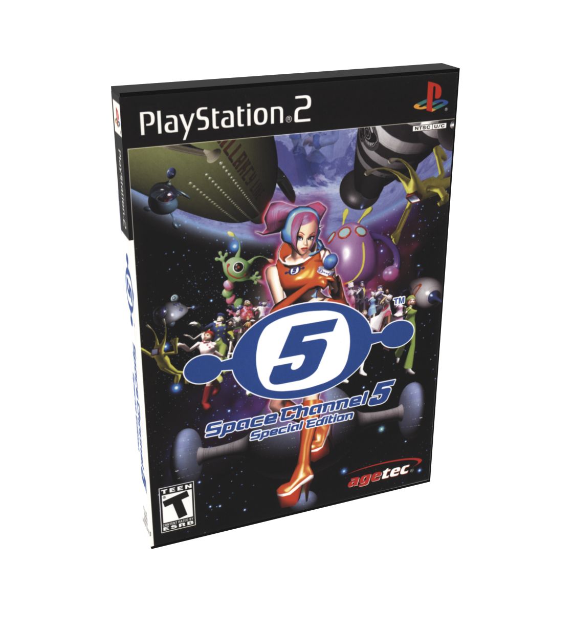 Space Channel 5 Special Edition | NTSC | Playstation 2 | PS2 | En | Reproduction Case and Booklet - NO GAME