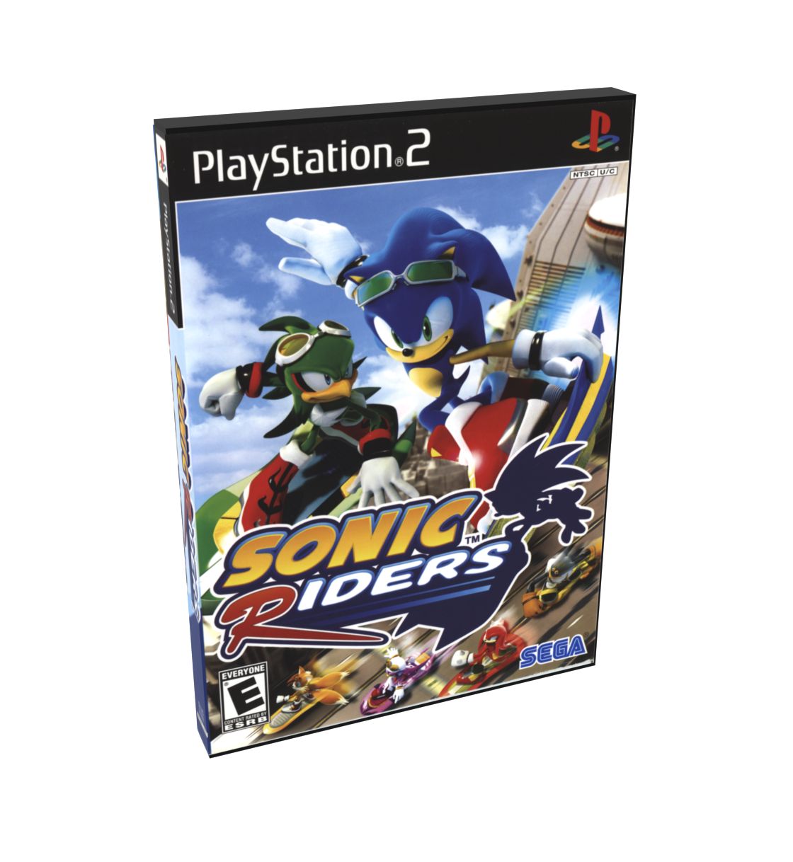 Sonic Riders | NTSC | Playstation 2 | PS2 | En | Reproduction Case and Booklet - NO GAME