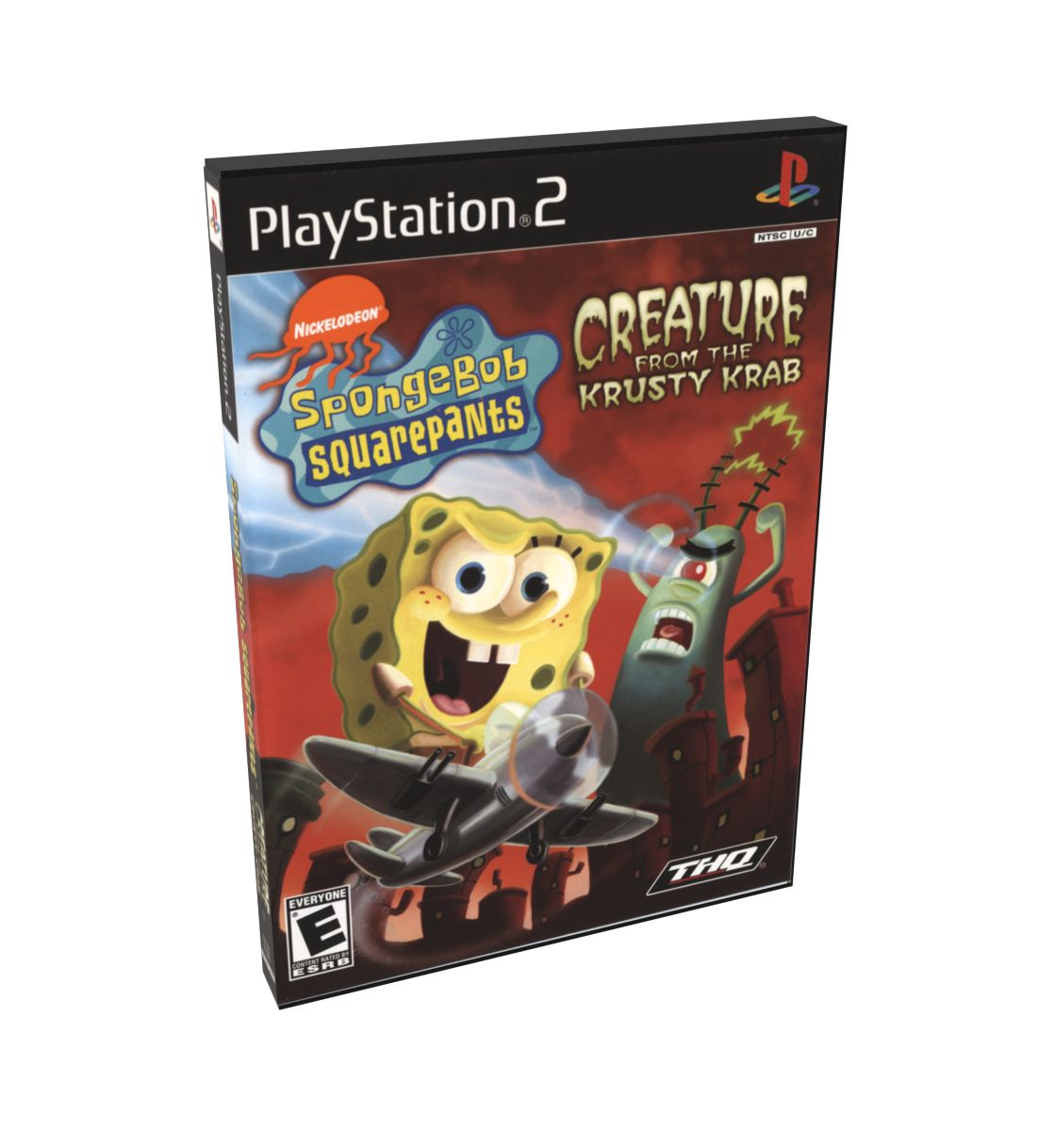 SpongeBob Squarepants Creature From the Kusty Krab | NTSC | Playstation 2 | PS2 | En | Reproduction Case and Booklet - NO GAME