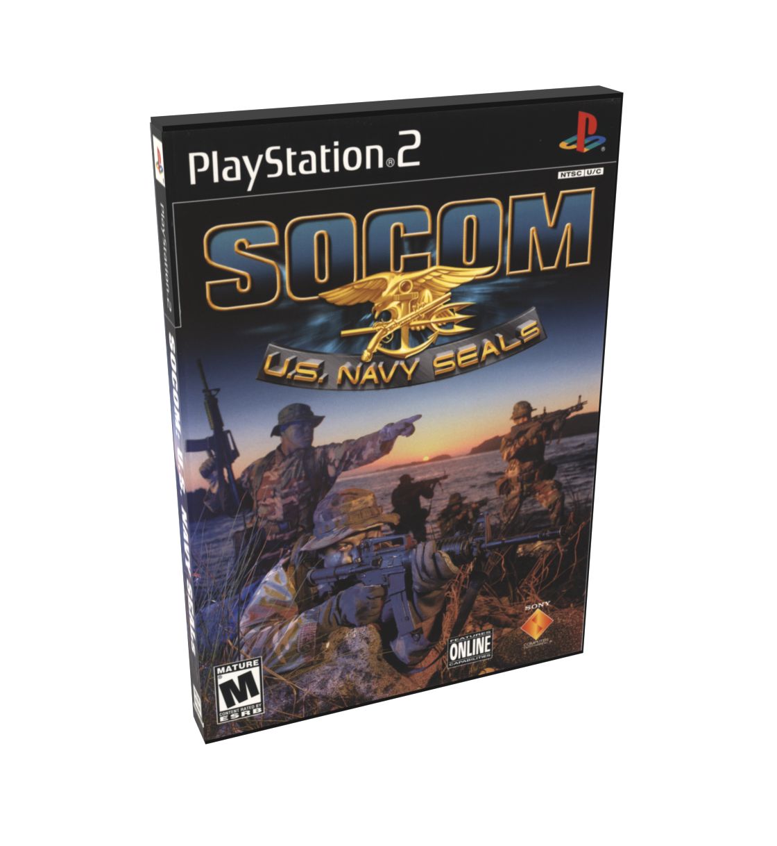 SOCOM U.S. Navy SEALs (97230) | NTSC | Playstation 2 | PS2 | En | Reproduction Case and Booklet - NO GAME