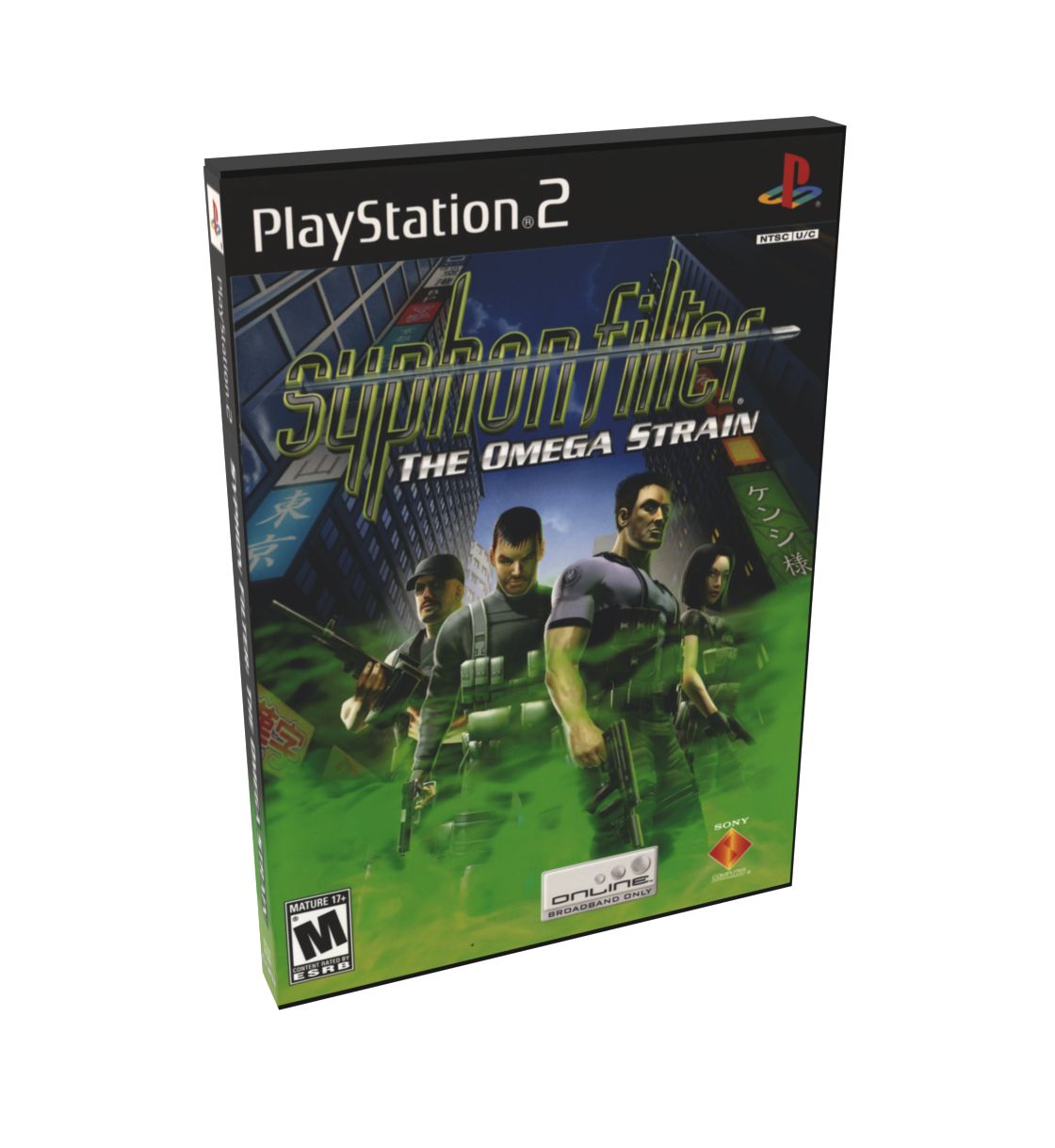 Syphon Filter The Omega Strain | NTSC | Playstation 2 | PS2 | En | Reproduction Case and Booklet - NO GAME